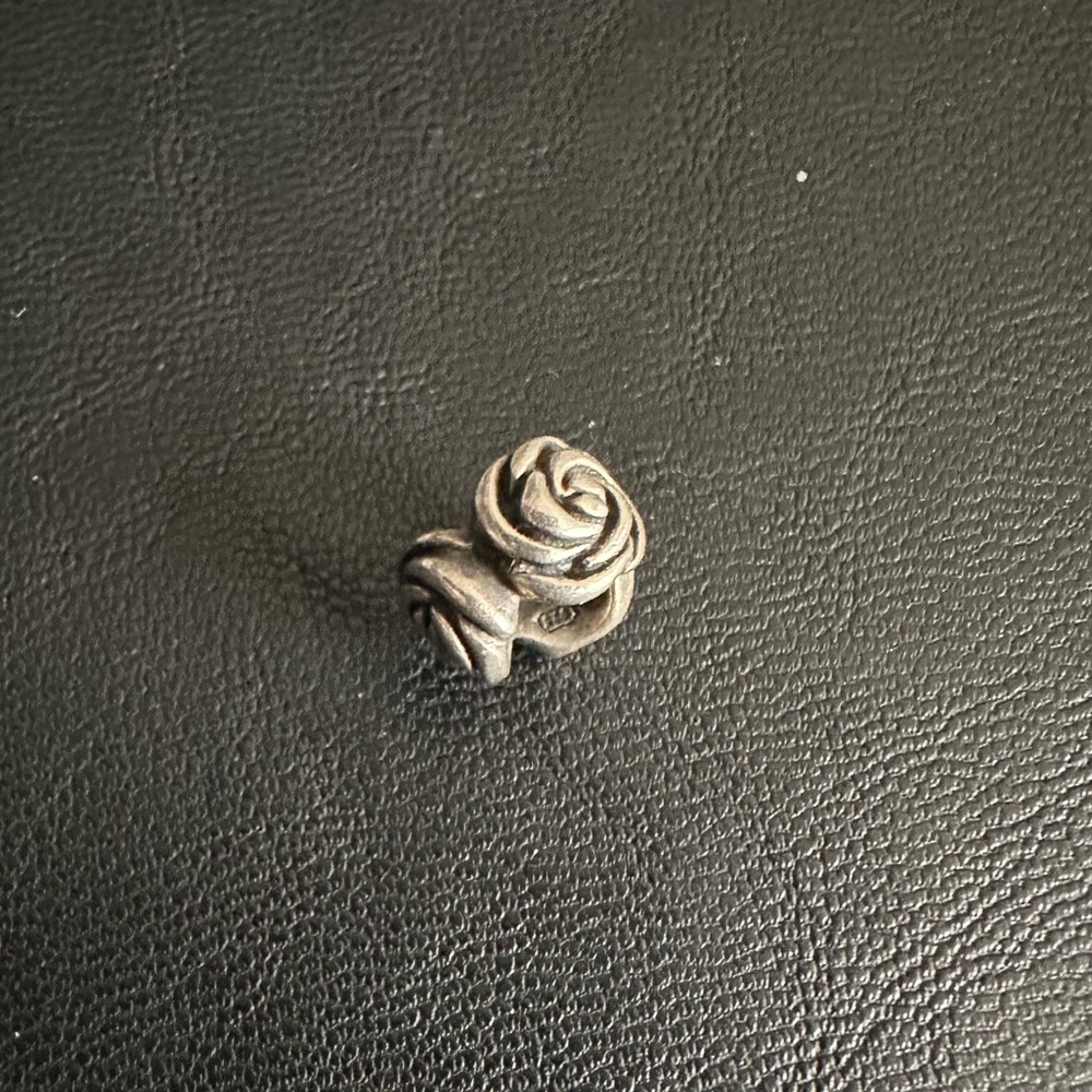 Sterling Silver Rose Bracelet Charm Persona